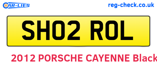 SH02ROL are the vehicle registration plates.