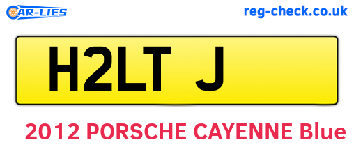 H2LTJ are the vehicle registration plates.