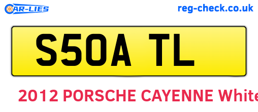 S50ATL are the vehicle registration plates.
