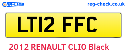 LT12FFC are the vehicle registration plates.