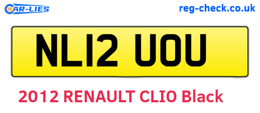 NL12UOU are the vehicle registration plates.