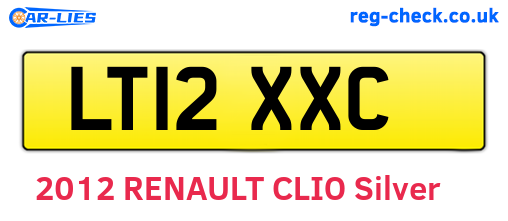 LT12XXC are the vehicle registration plates.