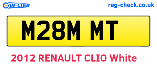 M28MMT are the vehicle registration plates.