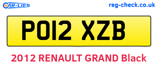 PO12XZB are the vehicle registration plates.