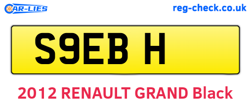 S9EBH are the vehicle registration plates.