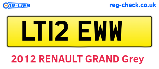 LT12EWW are the vehicle registration plates.