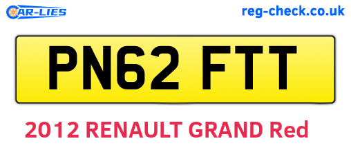 PN62FTT are the vehicle registration plates.