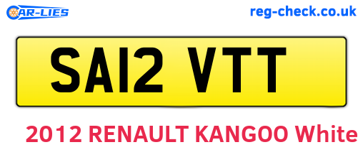 SA12VTT are the vehicle registration plates.