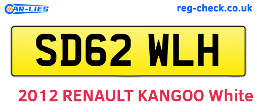 SD62WLH are the vehicle registration plates.