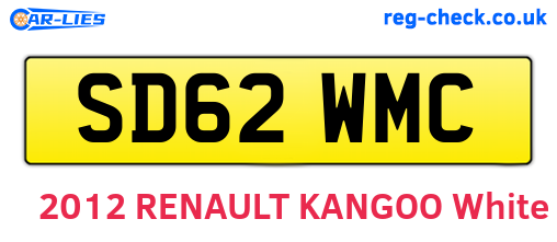 SD62WMC are the vehicle registration plates.