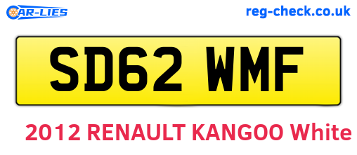 SD62WMF are the vehicle registration plates.