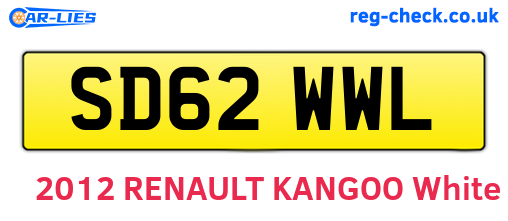 SD62WWL are the vehicle registration plates.