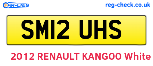 SM12UHS are the vehicle registration plates.