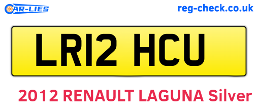 LR12HCU are the vehicle registration plates.