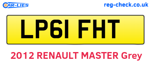 LP61FHT are the vehicle registration plates.