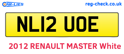 NL12UOE are the vehicle registration plates.