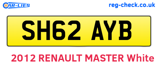 SH62AYB are the vehicle registration plates.
