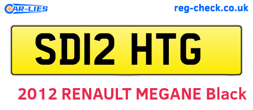 SD12HTG are the vehicle registration plates.