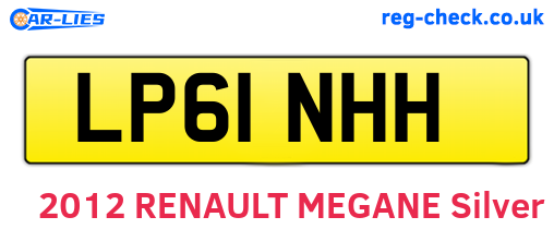 LP61NHH are the vehicle registration plates.