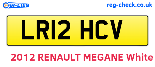 LR12HCV are the vehicle registration plates.