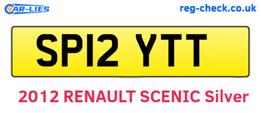 SP12YTT are the vehicle registration plates.