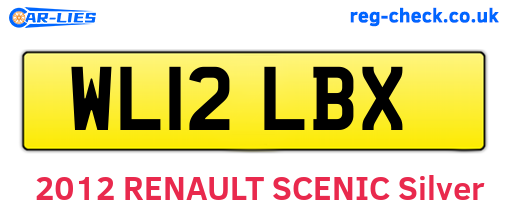 WL12LBX are the vehicle registration plates.
