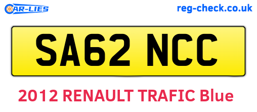 SA62NCC are the vehicle registration plates.