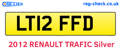 LT12FFD are the vehicle registration plates.