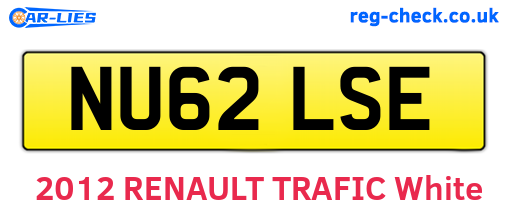 NU62LSE are the vehicle registration plates.