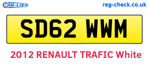 SD62WWM are the vehicle registration plates.