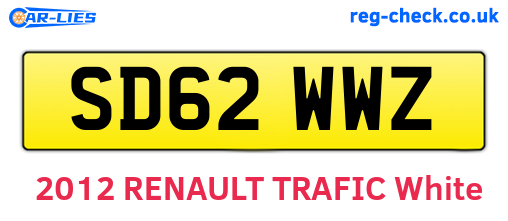 SD62WWZ are the vehicle registration plates.