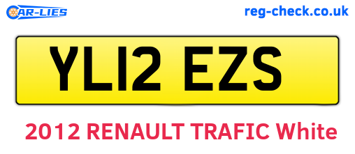 YL12EZS are the vehicle registration plates.