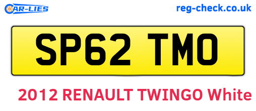SP62TMO are the vehicle registration plates.