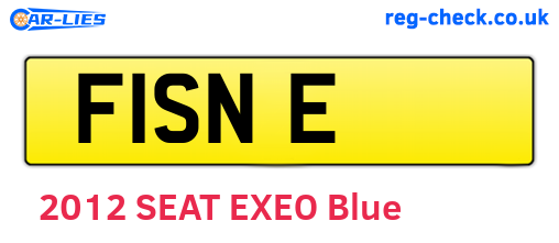 F1SNE are the vehicle registration plates.