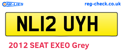 NL12UYH are the vehicle registration plates.