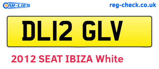DL12GLV are the vehicle registration plates.