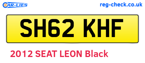 SH62KHF are the vehicle registration plates.