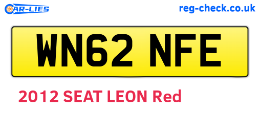WN62NFE are the vehicle registration plates.