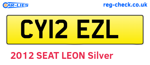 CY12EZL are the vehicle registration plates.