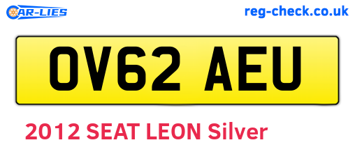 OV62AEU are the vehicle registration plates.