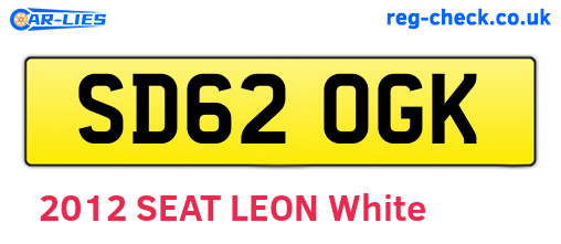 SD62OGK are the vehicle registration plates.