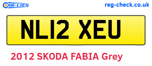 NL12XEU are the vehicle registration plates.
