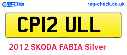 CP12ULL are the vehicle registration plates.