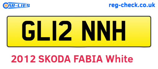 GL12NNH are the vehicle registration plates.