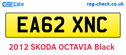 EA62XNC are the vehicle registration plates.