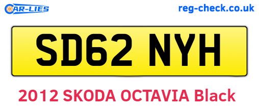 SD62NYH are the vehicle registration plates.