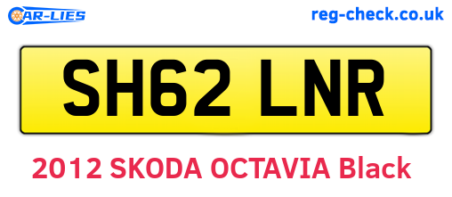 SH62LNR are the vehicle registration plates.