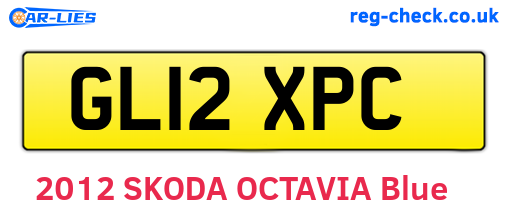 GL12XPC are the vehicle registration plates.