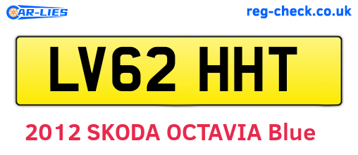 LV62HHT are the vehicle registration plates.