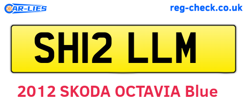 SH12LLM are the vehicle registration plates.